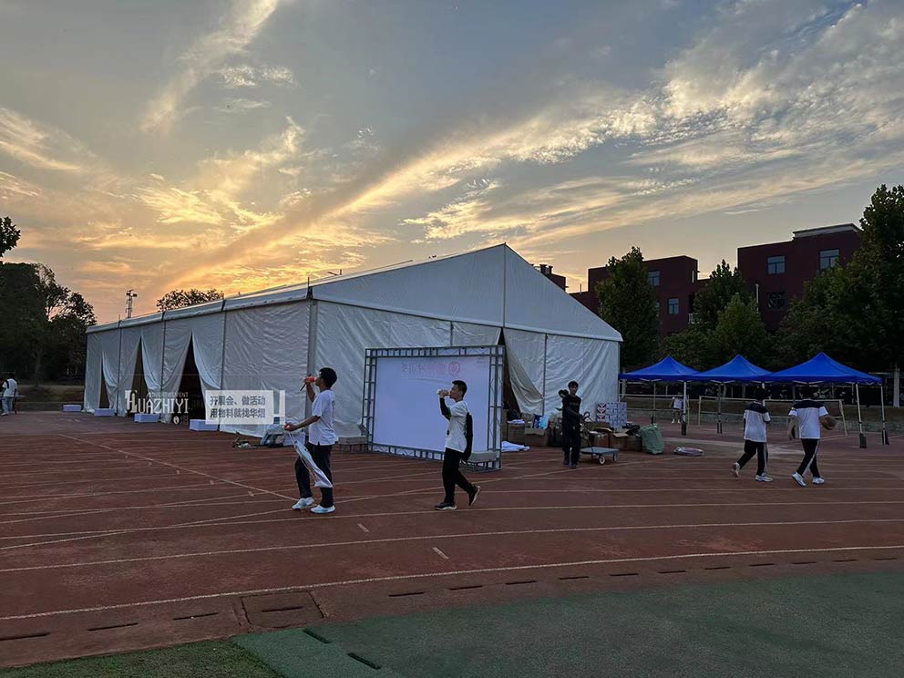鄭州篷房出租搭建學校中國夢活動現場大型篷房